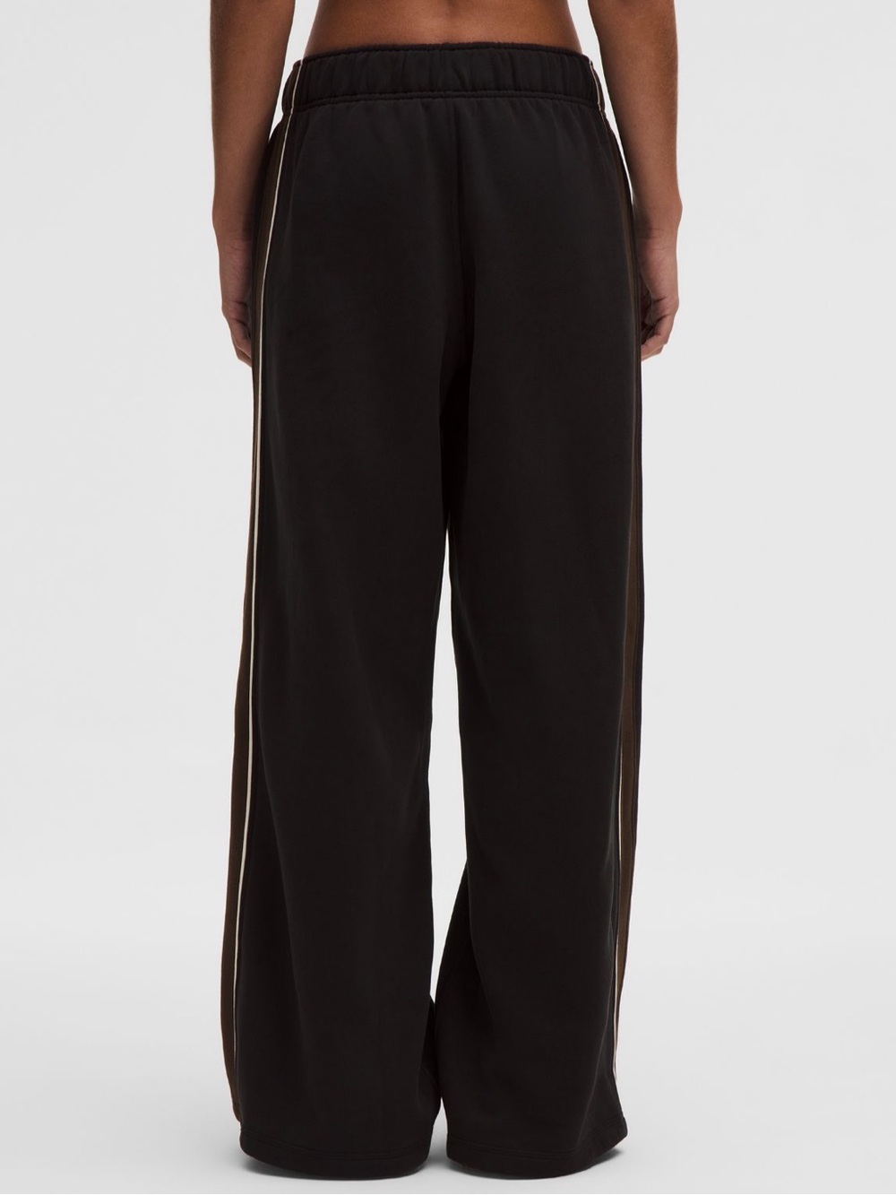 Lululemon Steady State Oversized Track Pant & Pullover - Black/ Walnut Stripe - Picture 5 of 12